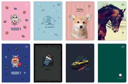 Picture of Zeszyt A5/16K trzylinia 70g UV mix (20szt)