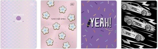 Picture of Zeszyt A5/32K kolorowa trzylinia Metallic (10szt)