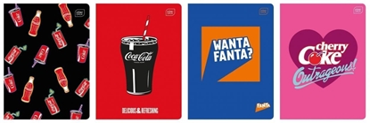 Picture of Zeszyt A5/32K kratka M Mat+UV Coca Cola (10szt)