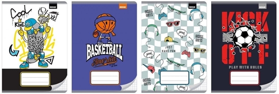 Picture of Zeszyt A5/32K kratka no name - chopiec (10szt) EDUKAMP