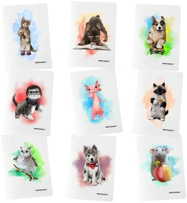 Attēls no Zeszyt A5/32K kratka PP Joy (9szt) NARCISSUS