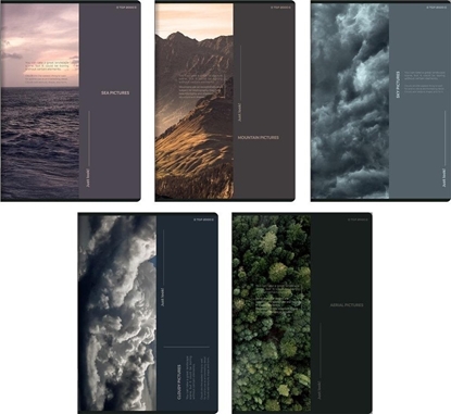 Picture of Zeszyt A5/80K kratka Bird's Eye (5szt) TOP2000