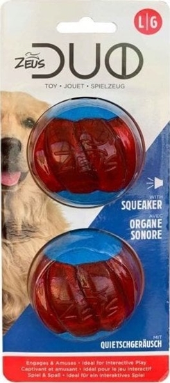 Picture of Zeus ZS Duo Ball, 6,3cm, z dwikiem/piszczce, 2szt/op.