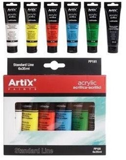 Picture of ZIELER Zestaw farb akrylowych 6 kolorów 6x35ml