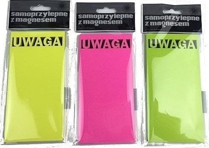 Attēls no Ziemia Obiecana Karteczki elektrostatyczne 75x75mm 100K Uwaga MIX