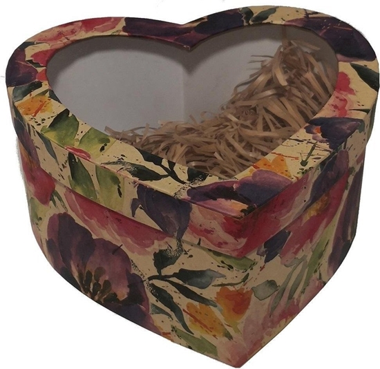 Picture of Ziemia Obiecana Pudeko kraftowe Passion Flowers serce