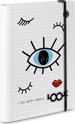 Attēls no Ziemia Obiecana Teczka A4 skrzydowa z gumk Look MIX