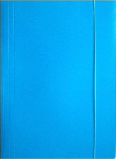 Picture of Ziemia Obiecana Teczka A4 z gumk byszczca niebieska