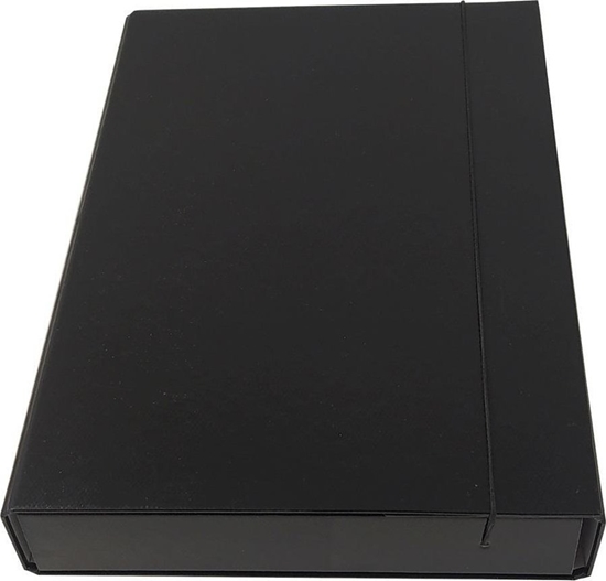 Picture of Ziemia Obiecana Teczka box z gumk czarna