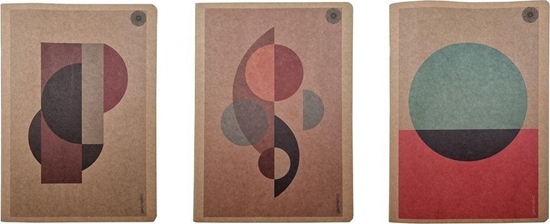 Picture of Ziemia Obiecana Zeszyt A4/80K kratka New Geometric Modern (5sz)