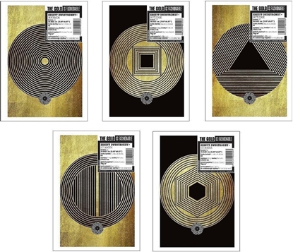 Attēls no Ziemia Obiecana Zeszyt A5/60K kratka Gold Rush brokat (10szt)