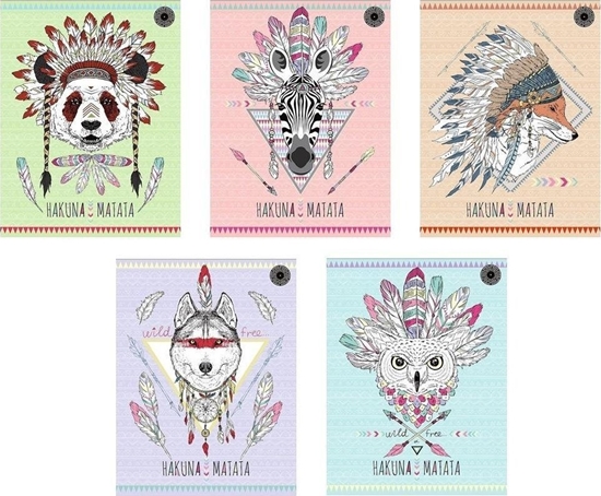 Picture of Ziemia Obiecana Zeszyt A5/80K kratka Hakuna Matata (10szt)