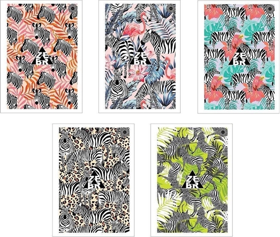 Picture of Ziemia Obiecana Zeszyt A5/80K kratka Zebras (10szt)