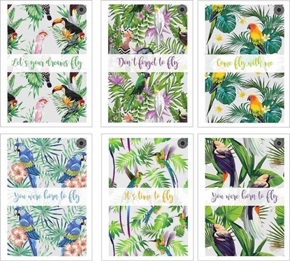 Attēls no Ziemia Obiecana Zeszyt A5/80K linia Fowl (5szt)