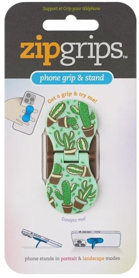 Picture of ZipGrip uchwyt na palce do telefonu Kaktus