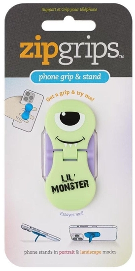 Изображение ZipGrip uchwyt na palce do telefonu Potworek