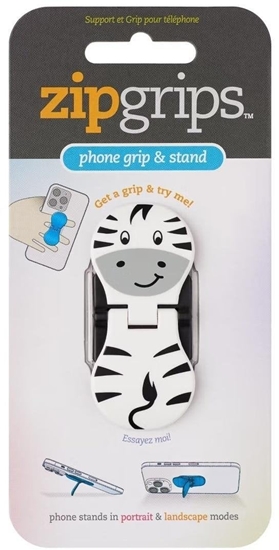 Picture of ZipGrip uchwyt na palce do telefonu Wzory geomet.