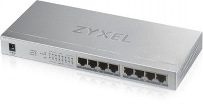 Attēls no ZYXEL GS1008-HP, 8 PORT GIGABIT POE+ UNMANAGED DESKTOP SWITCH, 8 X POE, 60 WATT (5Y WARRANTY)