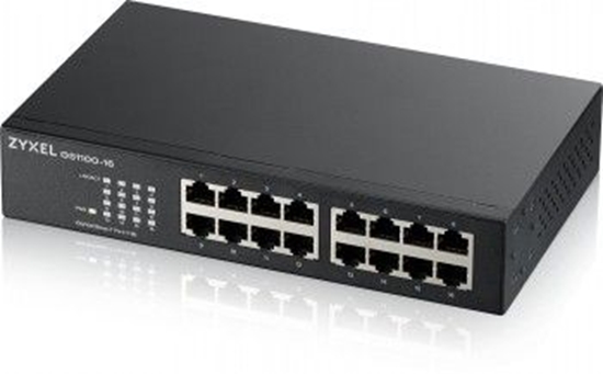 Picture of ZYXEL GS1100-16 16 PORT GIGABIT UNMANAGED SWITCH V3 (5Y WARRANTY)
