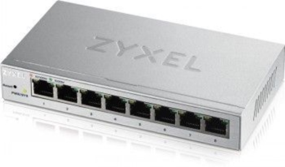 Attēls no ZYXEL GS1200-8, 8 PORT GIGABIT WEBMANAGED DESKTOP SWITCH
