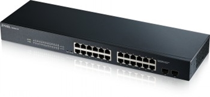 Изображение ZYXEL GS1900-24 V2, 24-PORT GBE L2 SMART SWITCH, RACKMOUNT, FANLESS