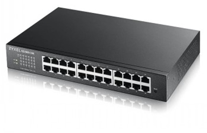 Изображение ZYXEL GS1900-24E V3, 24-PORT GBE L2 SMART SWITCH, DESKTOP, FANLESS