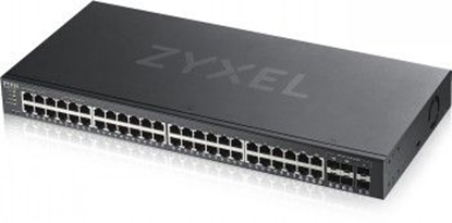 Attēls no ZYXEL GS1920-48V2, 50 PORT SMART MANAGED SWITCH 48X GIGABIT COPPER AND 4X GIGABIT DUAL PERS., HYBRID MODE, STANDALONE OR NEBULAFLEX CLOUD (5Y WARRANTY)