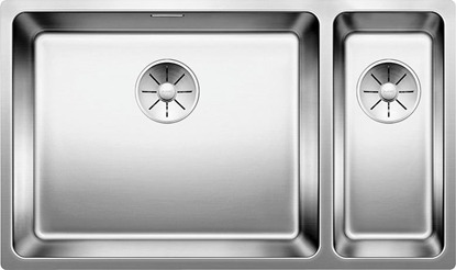 Изображение Zlewozmywak Blanco Andano 500/180-U stal polerowana z korkiem InFino, komora z lewej (522991)