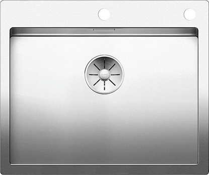 Attēls no Zlewozmywak Blanco BLANCO CLARON 550-IF/A stal polerowana, korek auto., InFino, PushControl