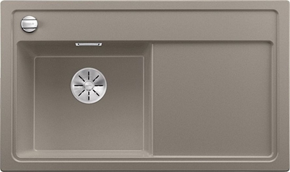 Изображение Zlewozmywak Blanco BLANCO ZENAR 45 S Silgranit PuraDur Tartufo lewa, korek auto., InFino