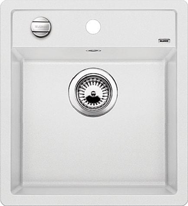 Изображение Zlewozmywak Blanco Dalago 45 Silgranit biay z korkiem automatycznym (517160)