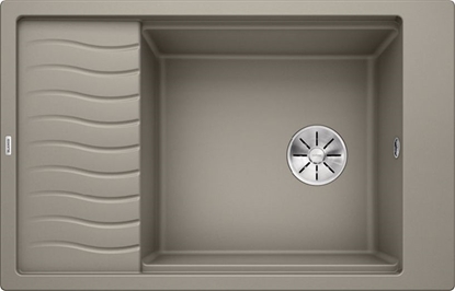 Изображение Zlewozmywak Blanco Elon XL 6 S Silgranit tartufo  z korkiem InFino, kratka ociekowa (524851)