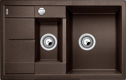 Attēls no Zlewozmywak Blanco Metra 6 S Compact Silgranit kawowy z korkiem automatycznym (515044)