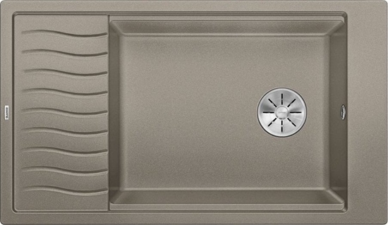Picture of Zlewozmywak Blanco Zlewozmywak ELON XL 8 S Silgranit tartufo odwracalny, InFino, kratka ociekowa