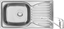Picture of Zlewozmywak Deante Doppio  stalowy z bateri 1-komorowy z ociekaczem