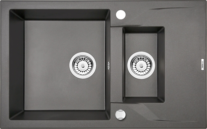 Изображение Zlewozmywak Deante ZLEW.ANDANTE ANTRACYT MET. GRANIT 1,5K Z/O 780X490X194+SPACE SAVER