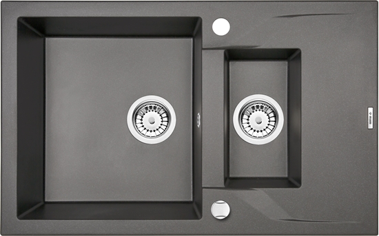 Изображение Zlewozmywak Deante ZLEW.ANDANTE ANTRACYT MET. GRANIT 1,5K Z/O 780X490X194+SPACE SAVER