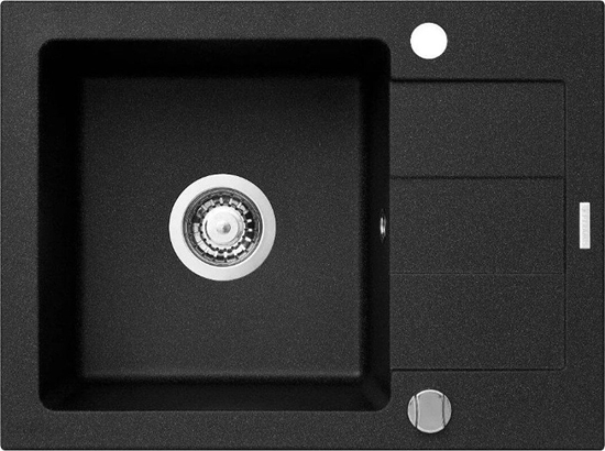 Picture of Zlewozmywak Pyramis Zlew Pyramis Sparta 59x44 1B 1D karbon 070073801