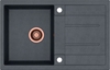 Picture of Zlewozmywak Quadron DAVID 40 GraniteQ black diamond/elementy stalowe