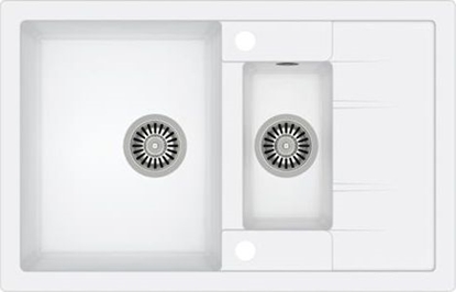 Picture of Zlewozmywak Quadron DAVID 40 GraniteQ black diamond/elementy stalowe