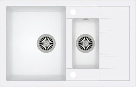 Picture of Zlewozmywak Quadron DAVID 40 GraniteQ black diamond/elementy stalowe