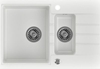 Изображение Zlewozmywak Steiner MICHAEL 111 Fusion biay 780*480 z syfonem manualnym w zestawie z bateri Kate