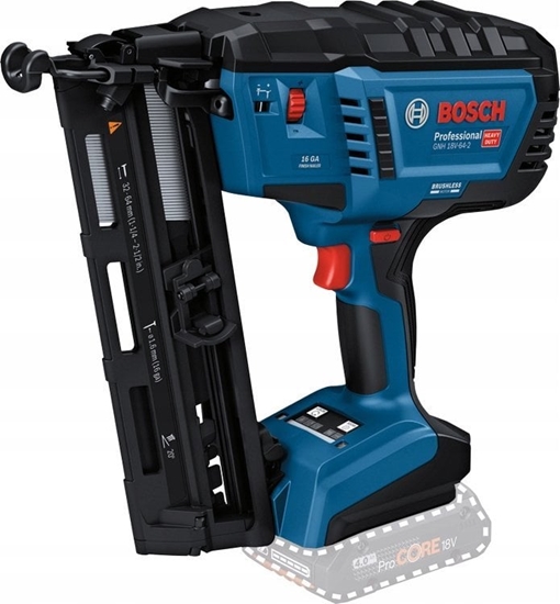 Picture of Zszywacz Bosch Bosch cordless wood nailer GNH 18V-64-2 Professional solo, 18Volt (blue/black, without battery and charger)