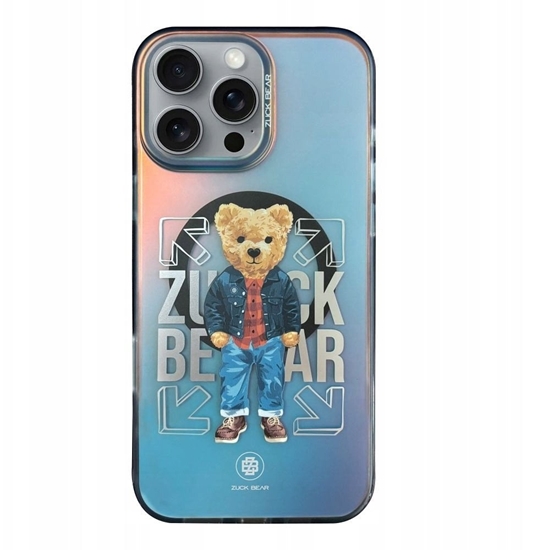 Picture of ZUCK BEAR futera CALIFORNIA COOL MAG kompatybilny z MagSafe do IPHONE 16 Pro Max plaid shirt