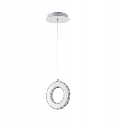 Picture of Zuma Line Girona MD3713-1-3CT lampa wiszca zwis 1x10W LED 3000K 1100 lm srebrna