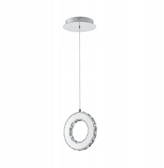 Picture of Zuma Line Girona MD3713-1-3CT lampa wiszca zwis 1x10W LED 3000K 1100 lm srebrna