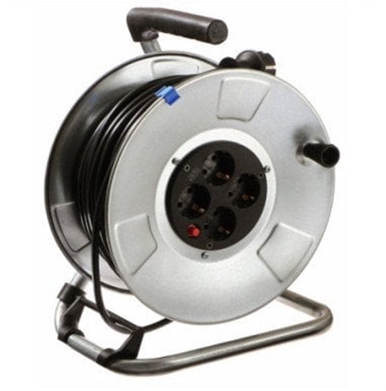 Picture of Zwijacz kabla z blachy stalowej BACHMANN 4-f. 25m, H05VV-F 3G1,5mm, IP21