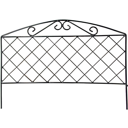 Attēls no Žogs dekoratīvs 61x43cm melns