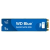 Picture of SSD|WESTERN DIGITAL|Blue SA510|1TB|M.2|SATA 3.0|Write speed 520 MBytes/sec|Read speed 560 MBytes/sec|2.38mm|TBW 400 TB|MTBF 1750000 hours|WDS100T3B0B