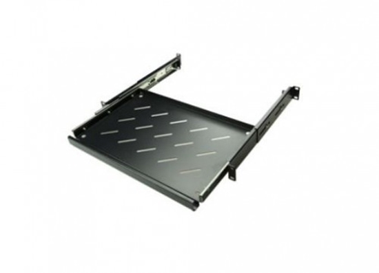 Picture of 1U Teleskopiskais plaukts 19" komutācijas skapim, 350mm, melns